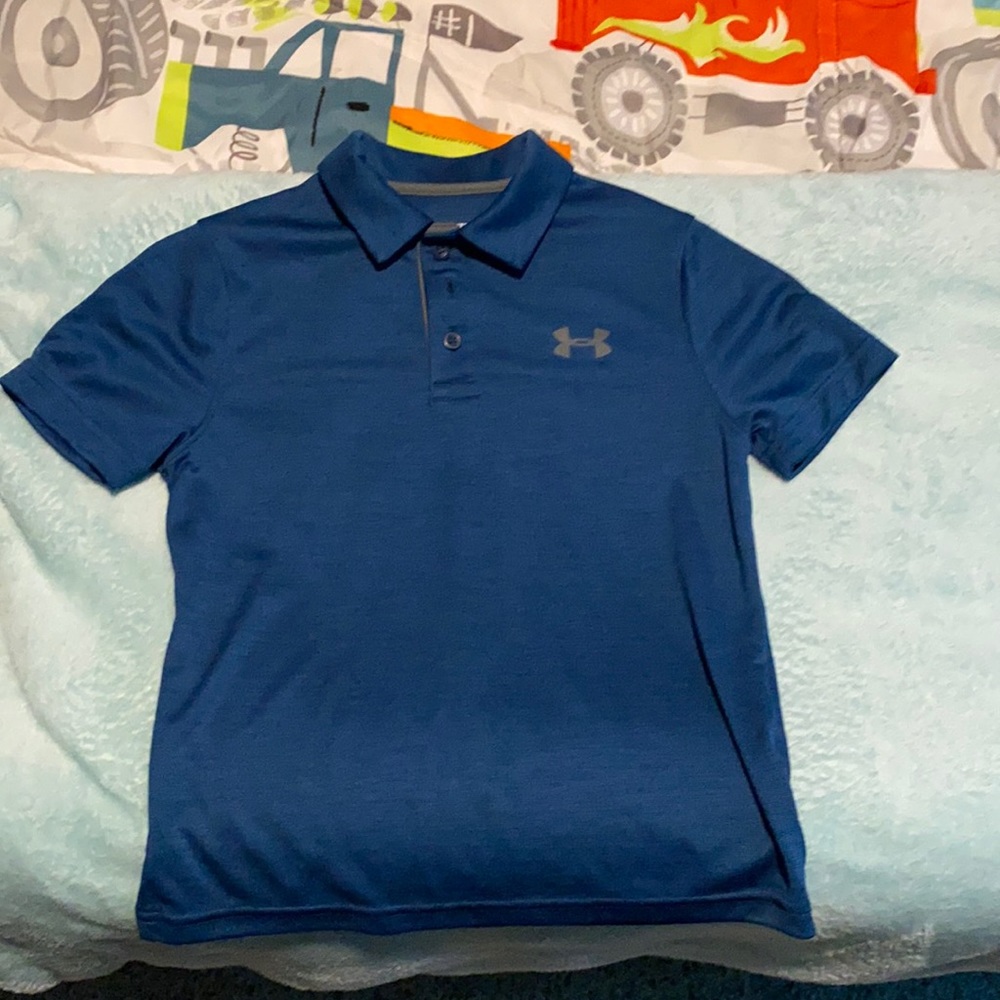 Boys Under Armour polo.